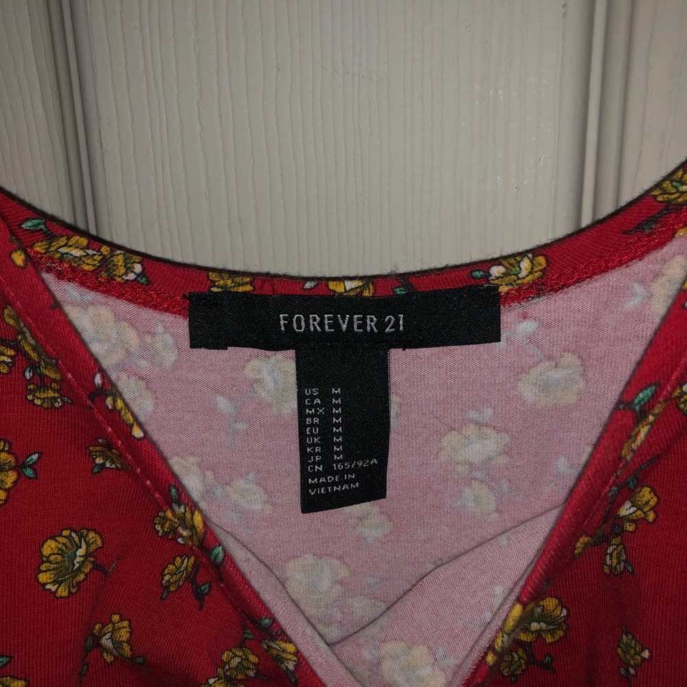 Flower print body con summer dress